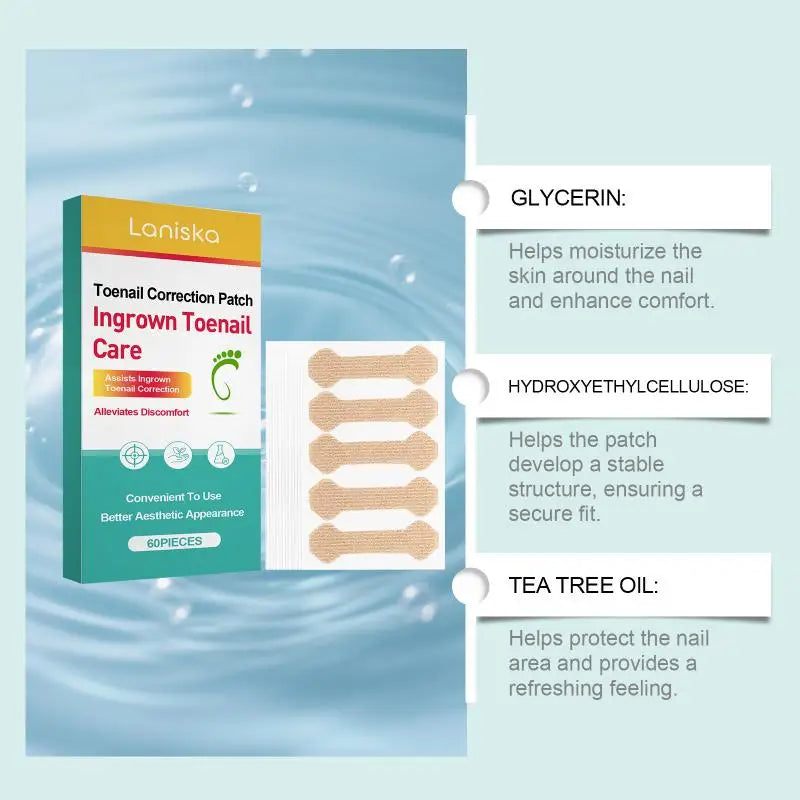 Laniska Nail Tip Care Patch Skin-Friendly Patch That Adheres to Nails for Convenient Daily Nail Care and Nail Protection Peaceful Pleasures Health and Wellness