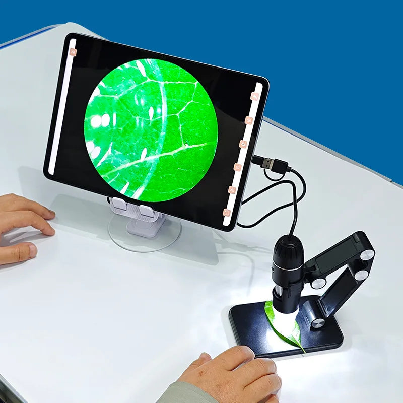 Three In One Usb Microscope with 1600X Magnification for Android Phones, Computers, and General-Purpose Digital Microscopes Peaceful Pleasures Health and Wellness