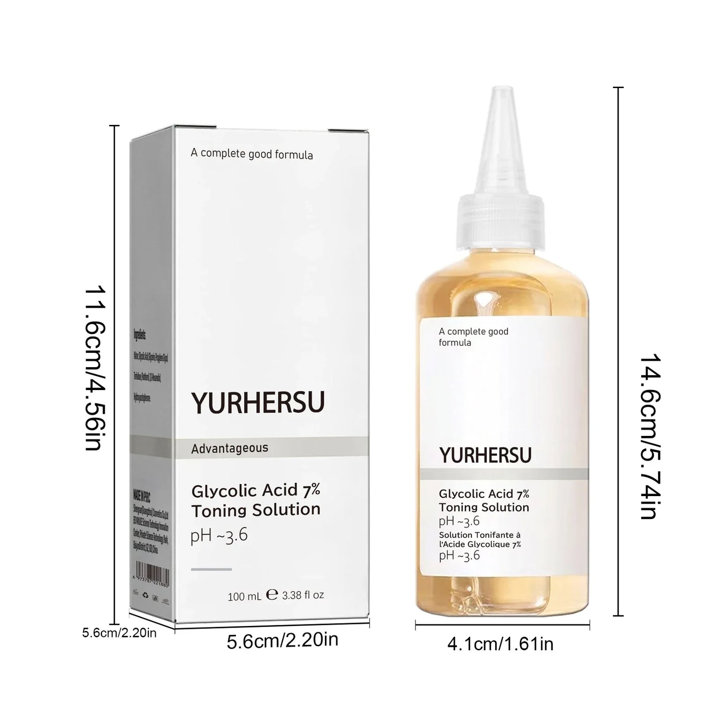 Glycolic Acid Brightening Toner – Deep Cleanse & Glow | 100ml
