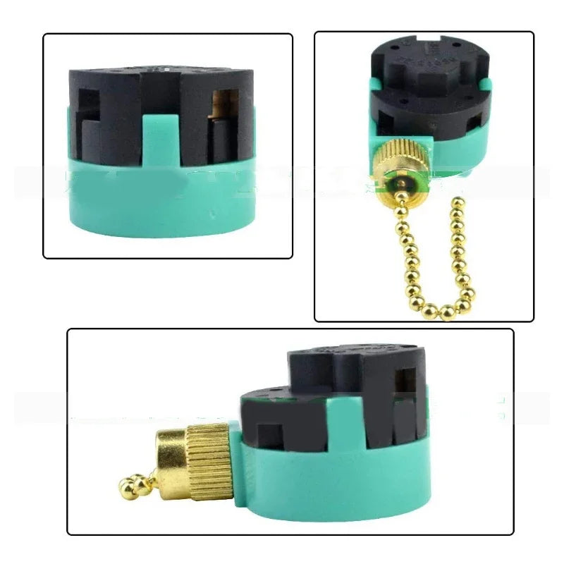ZE-268S6 3-Speed Ceiling Fan Pull Chain Switch 4-Wire