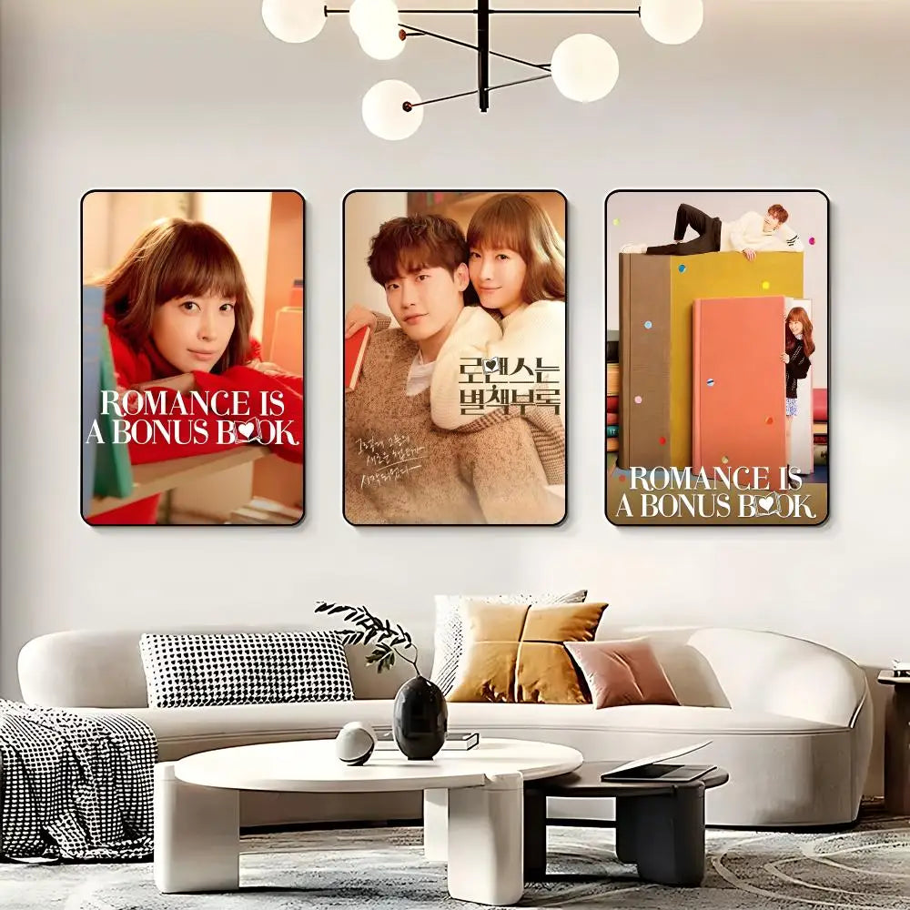 Drama R-Romance Is a Bonus Book Poster HD Self Adhesive Waterproof Wall Art Ideal for Home Office Dorm Bedroom Great Gift Peaceful Pleasures Health and Wellness