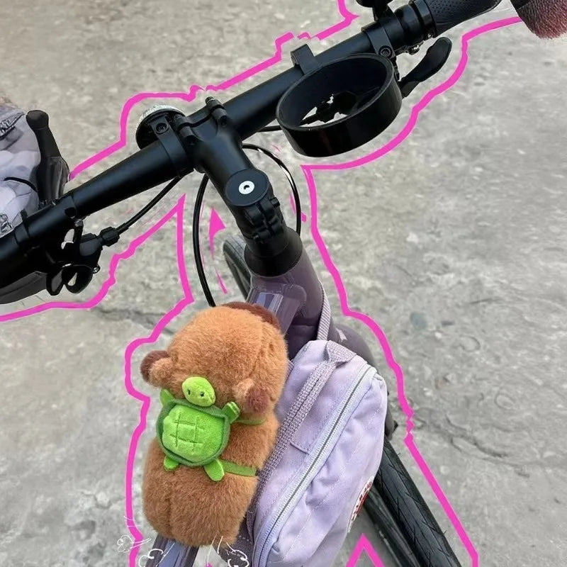 Capybara Snap Ring Plush Bracelet – Fun Kids Gift & Photo Prop