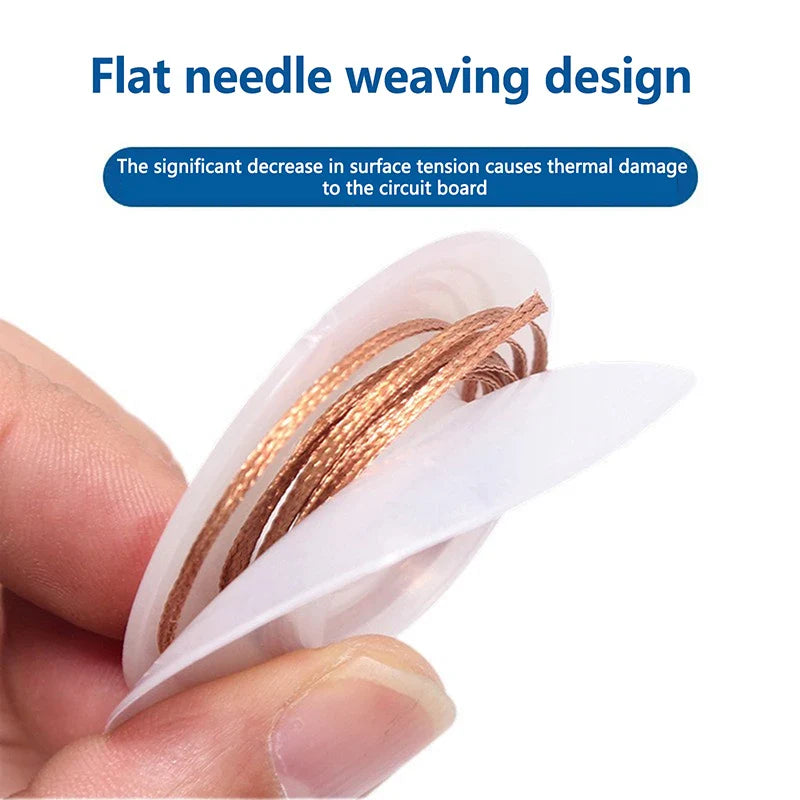 5-Pack Desoldering Braid – No-Clean Low Residue Solder Wick