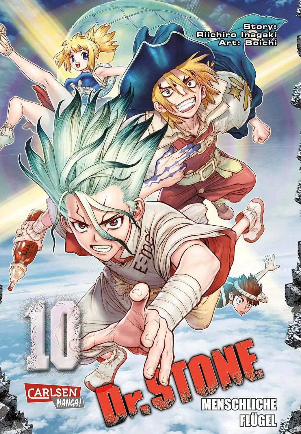 Dr. Stone Anime Canvas Wall Art Poster | Retro Graffiti Fan Gift