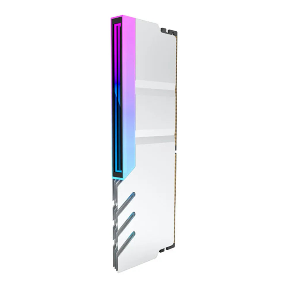 Memory Module Radiator DDR4 DDR5 Ram Cooler Radiator 5V 3PIN ARGB AURA Sync Aluminum Alloy Heat-resistance Computer Accessories Peaceful Pleasures Health and Wellness WHITE Australia