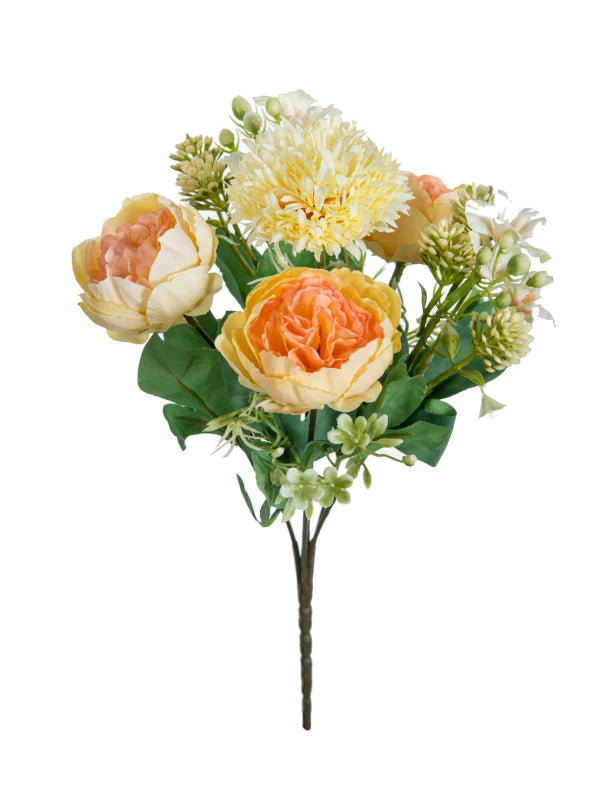 Artificial Silk Peony Bouquet | Wedding & Home Decor Flowers