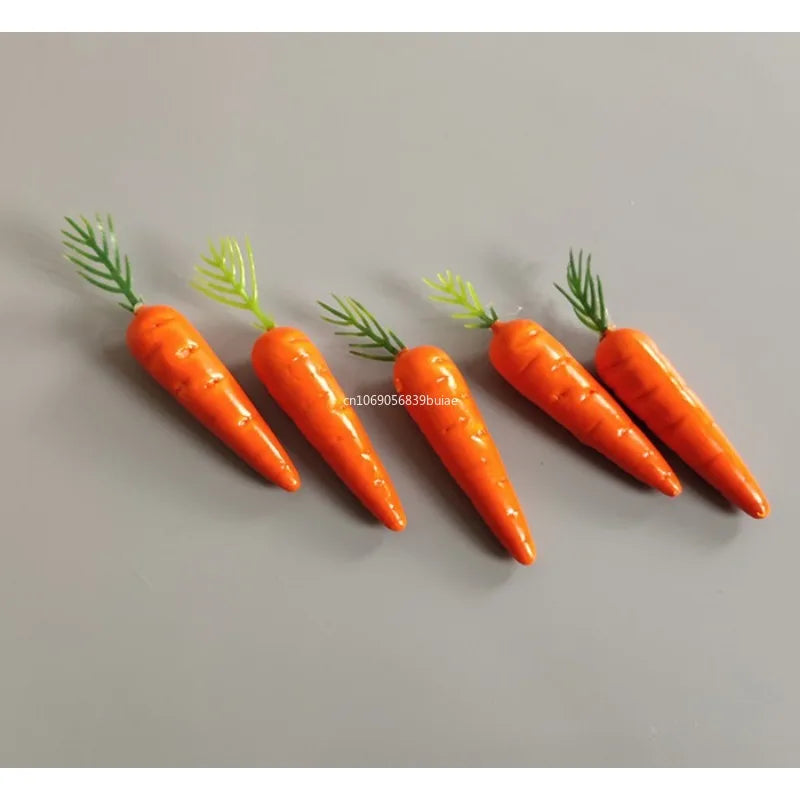 Easter Decoration Simulation Mini Carrot Foam Simulation Vegetable Carrot Children Easter Gift Home Decor Doll House Accessories Peaceful Pleasures Health and Wellness