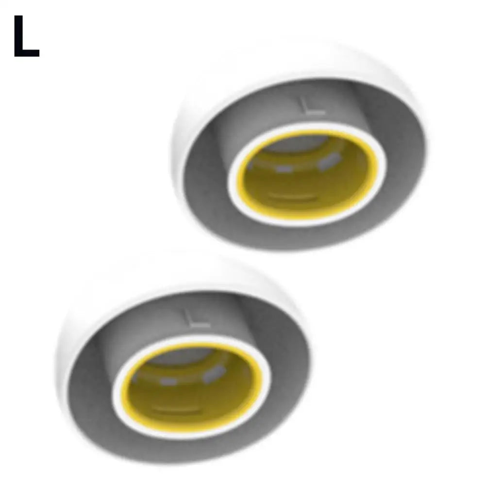 For AirPods Pro3 Earbuds Apple Earbuds Ear Tips Bluetooth Earbuds Ear Cushions Silicone Ear Tips Earphone Covers Peaceful Pleasures Health and Wellness White L
