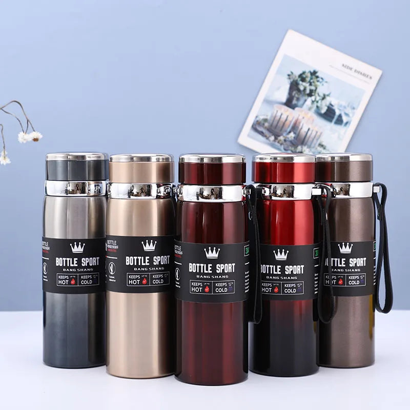 1L capacity, Space-Inspired Exercise Bottle, Double-Layer Stainless Steel Vacuum Insulated Beverage Cup, essential for large-cap Peaceful Pleasures Health and Wellness