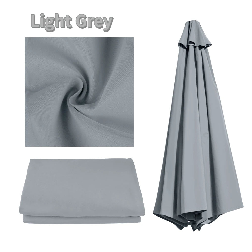 Patio Umbrella Replacement Canopy | 6 & 8 Rib, 2m–3m Sizes