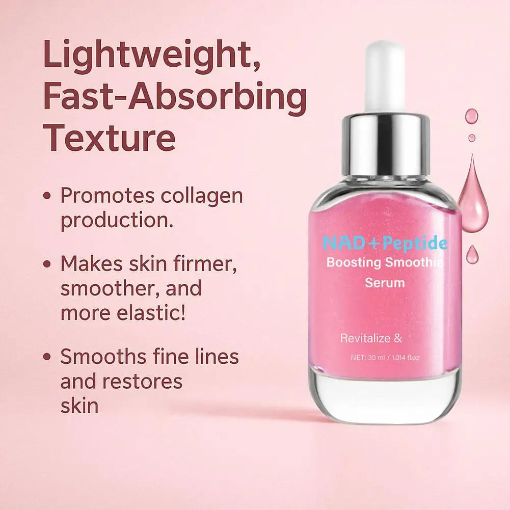 NAD+ Peptide Serum – 5 Ceramides & Vegan Collagen | 30ml