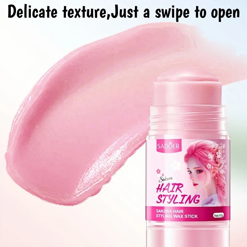SADOER Cherry Blossom Hair Wax Stick 40g | Frizz Control