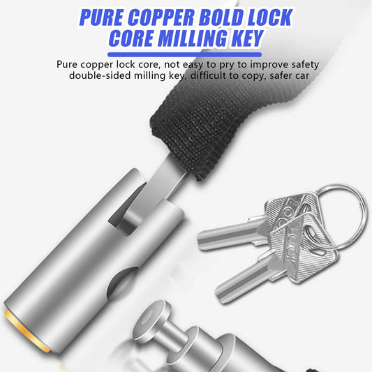 Anti-Theft Bike Chain Lock Universal Anti-Theft Long Bicycle Lock Chain for Motorcycle Door Gate Fence Peaceful Pleasures Health and Wellness