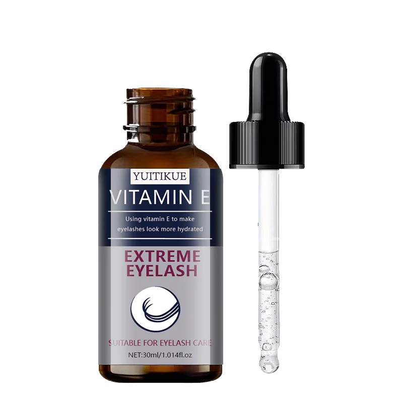 YUITIKUE Vitamin E Extreme Eyelash Care Serum | For Hydrated, Nourished Eyelashes | Gentle Daily Eyelash Care 30ml Peaceful Pleasures Health and Wellness 1pc 30ml
