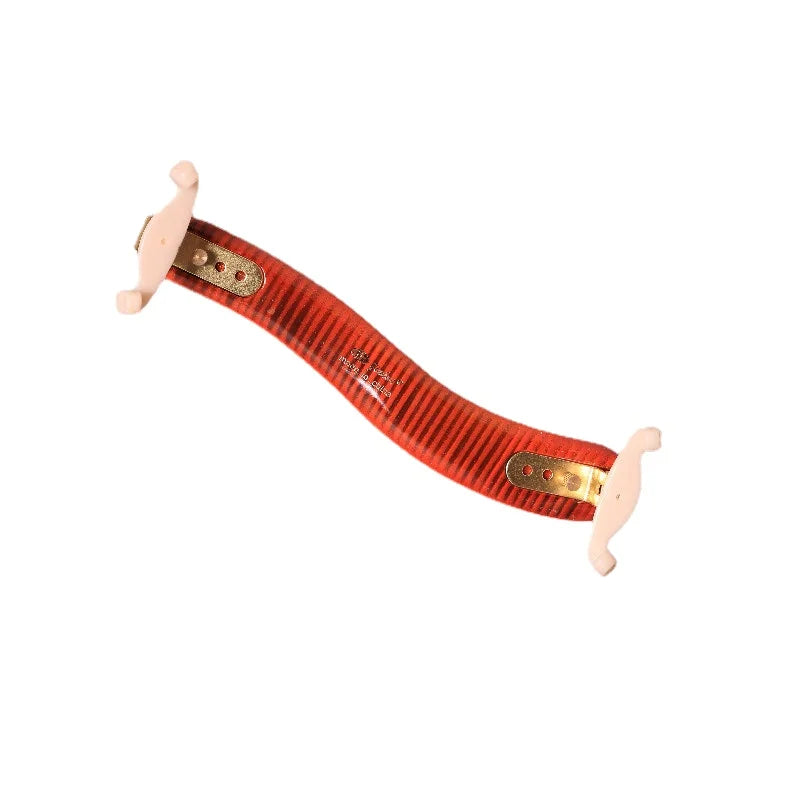 Stripes Maple Wood Violin Shoulder Rest Adjustable 4 3 1 2 Pad