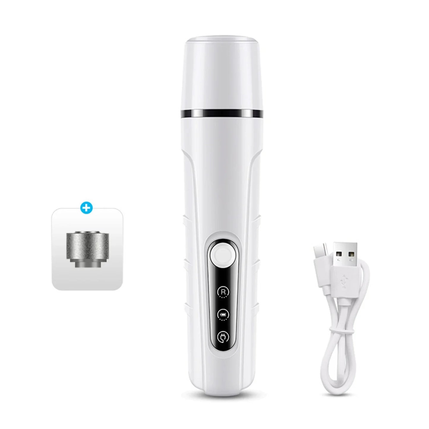 Electric Pet Nail Grinder with LED Light | 3-Speed USB Rechargeable