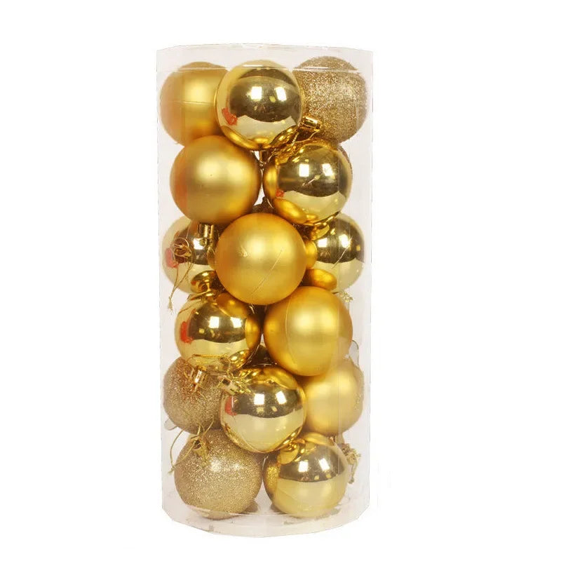 24-Pack Shatterproof Christmas Ball Ornaments | Multicolor Baubles