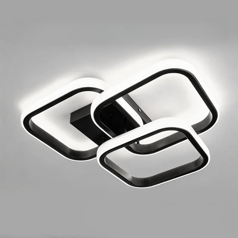 RUNTOIN Modern LED Ceiling Light 3-Color Surface Mount