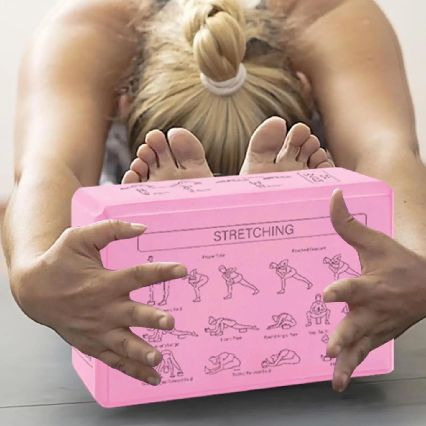 2-Pack EVA Yoga Blocks & Stretch Strap | Non-Slip Foam Bricks