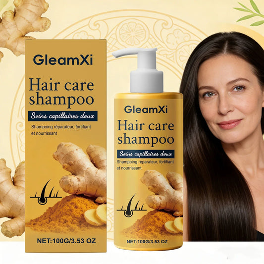 Gleamxi Ginger Shampoo – Oil Control, Dandruff & Hair Growth Ginger Hair Shampoo Oasis Select