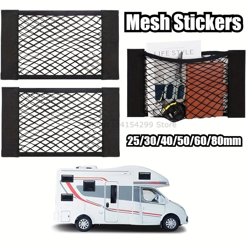 Car Trunk Net Mesh Organizer – Universal Elastic Storage Bag