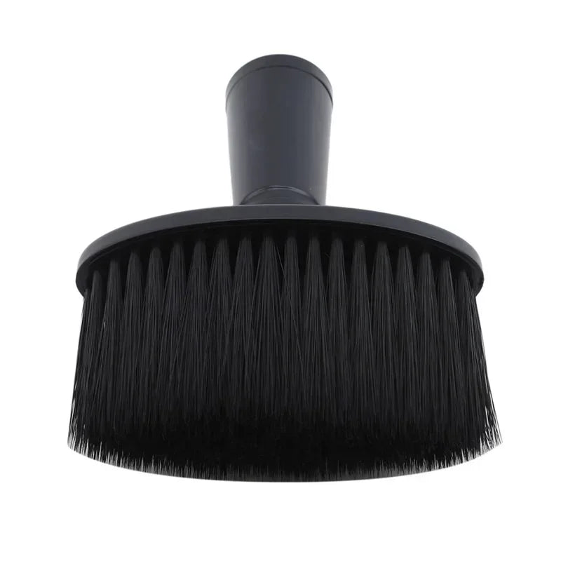 Men Beard Brush Black Handle Soft Nylon Bristles Neck Face Duster Barber Hair Clean Salon Styling Tool for Haircut Grooming Peaceful Pleasures Health and Wellness