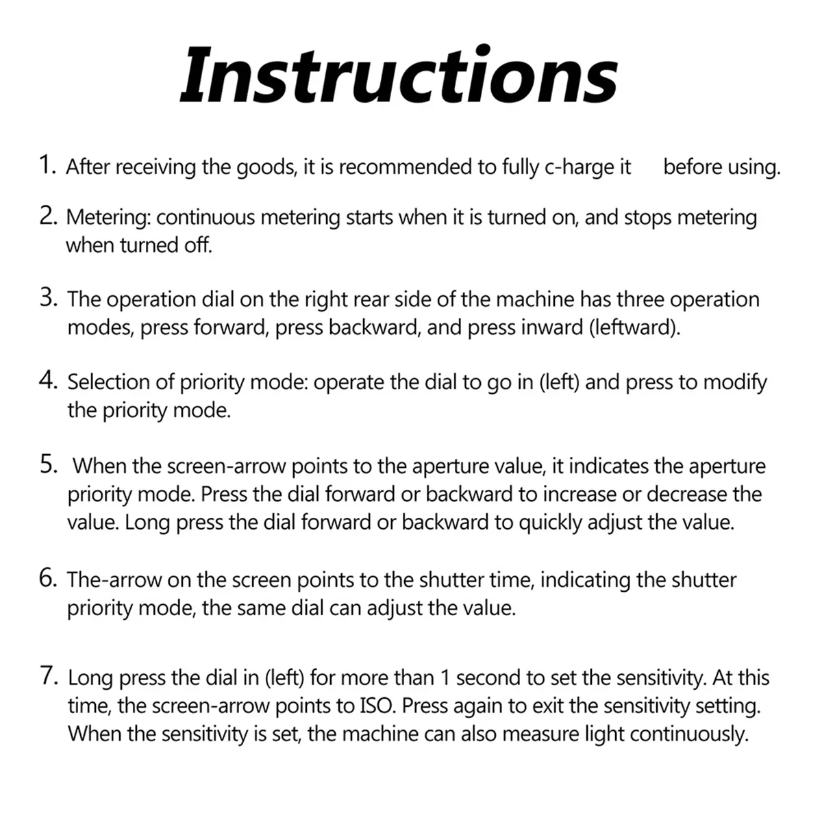 M08 Light Meter Camera Set-top Reflection Cold Shoe Fixing Photometer