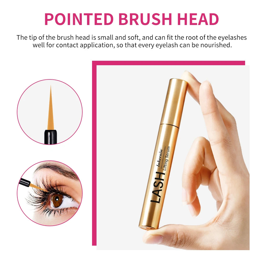 Eyelash Growth Serum Enhancer Eye Lash Fuller Thicker Nourish Lashes Longer Lengthening Lifting Eyelashes Essence Eyelash Makeup Peaceful Pleasures Health and Wellness