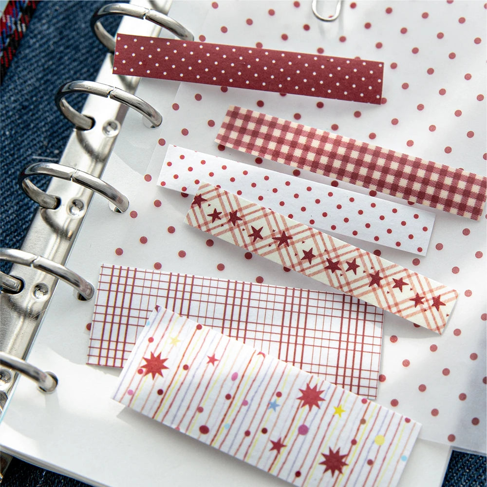 Index Stickers Polka Dot Striped Elements Basic Accounting Materials