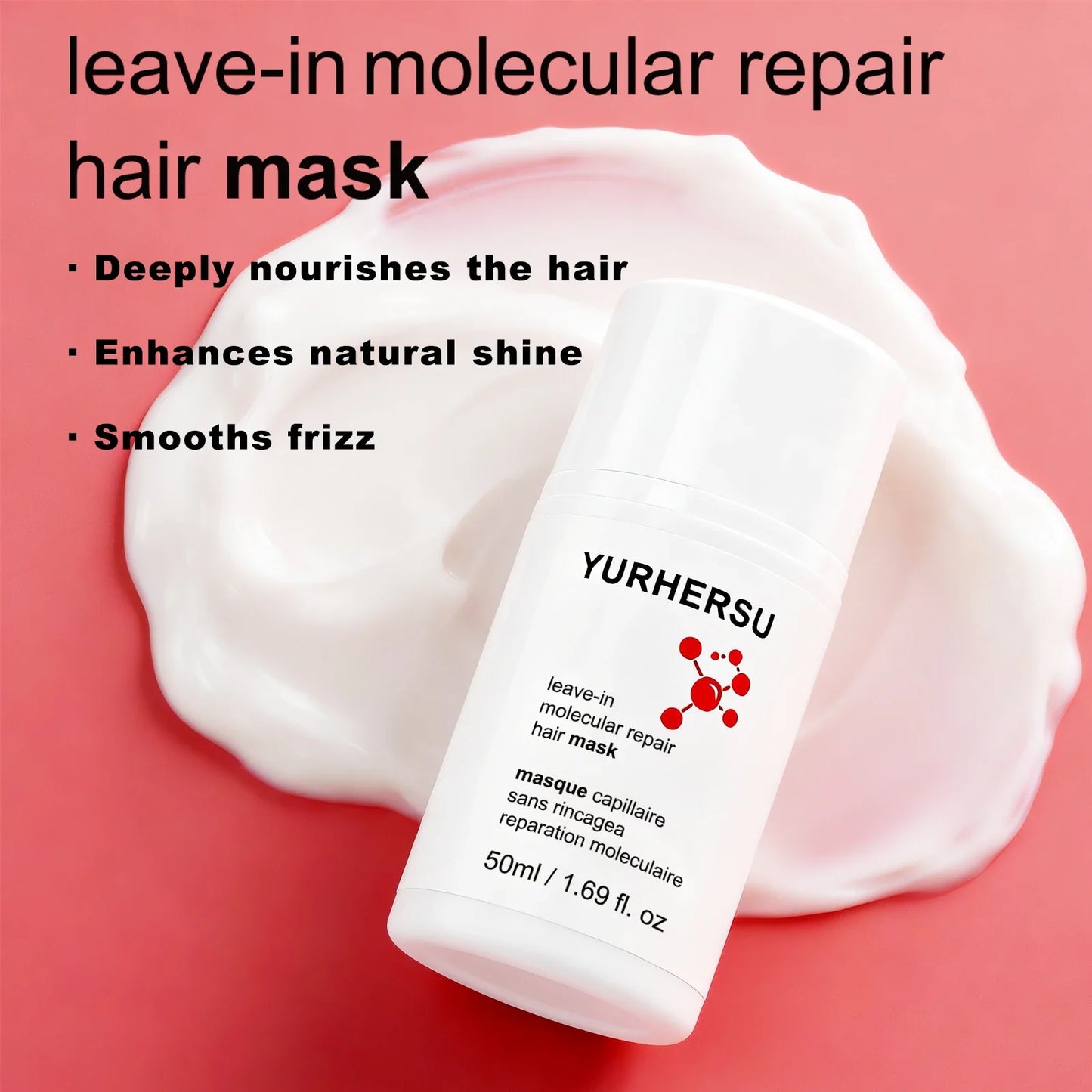 Keratin Peptide Leave-In Hair Mask – Repair Bleached Hair