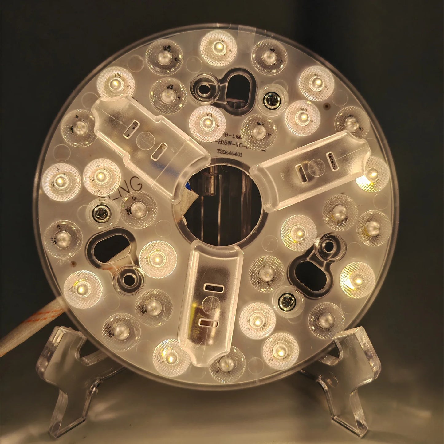 5.3 Inch LED Light Retrofit Kit Ceiling Fan LED Light Replacement Uniform Illumination 95 To 265V 3000K 4200K 6500K for Indoor Peaceful Pleasures Health and Wellness