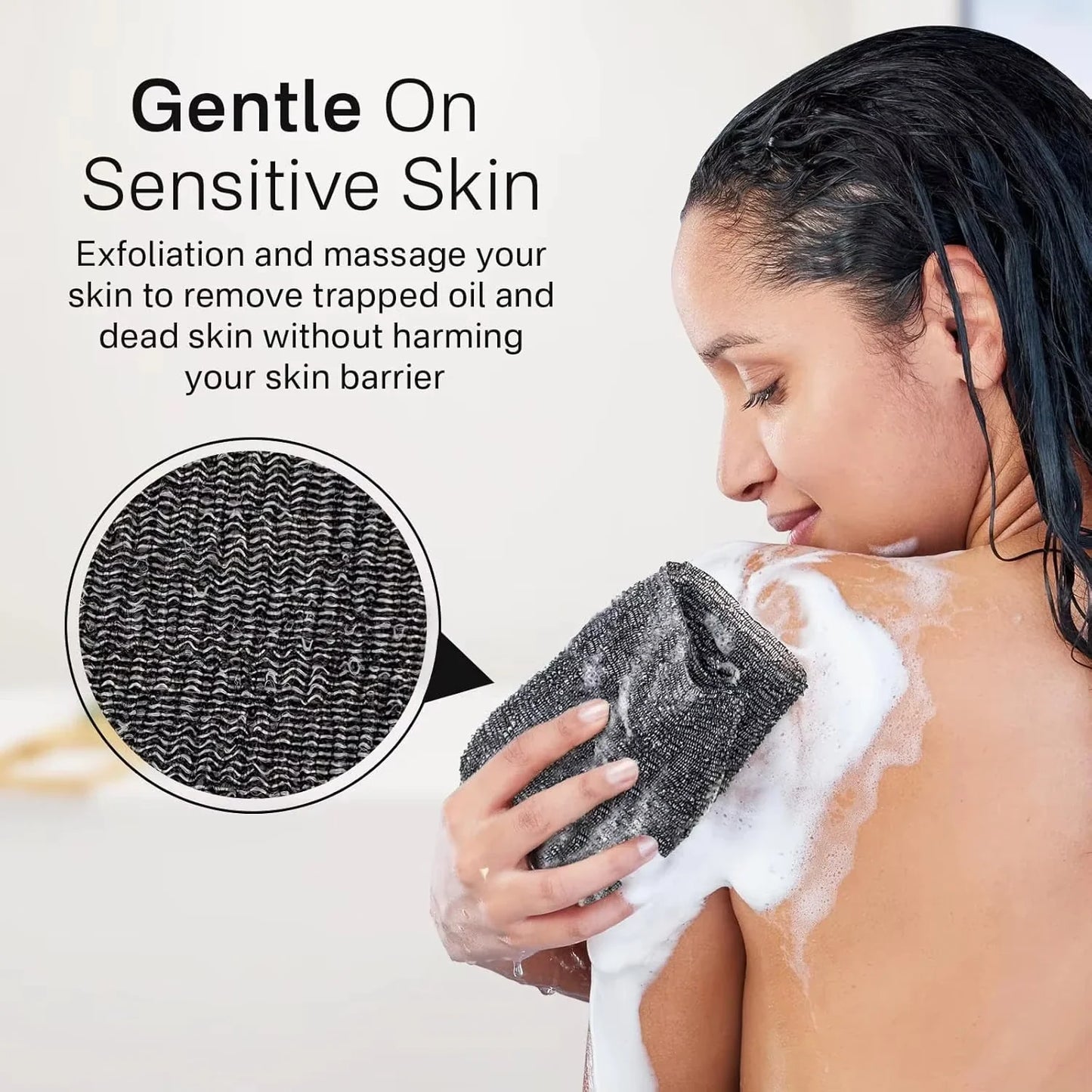 Japanese Exfoliating Bath Towel | Body Back Scrubber Cloth