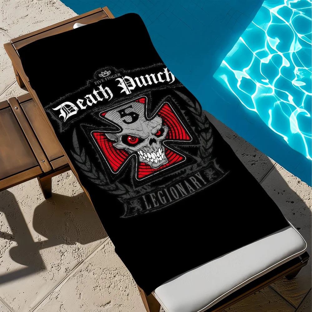 Five Finger Death Punch Quick-Dry Beach Towel | Gym & Travel