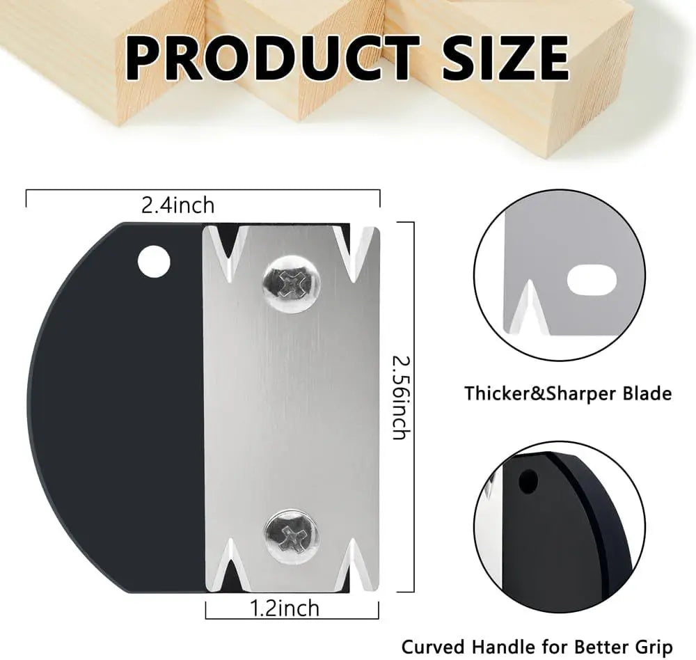 Wood Edge Chamfering Scraper & Deburring Corner Planer Tool