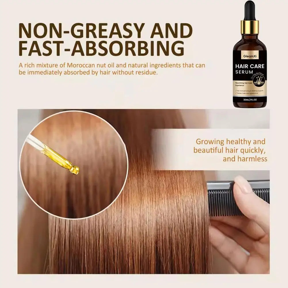 Hair Conditioner For Dry Hair, Enhances Shine Hair Oil Hair Care Serum Repair Damaged Hair Roots Hair Care For Women Men Peaceful Pleasures Health and Wellness