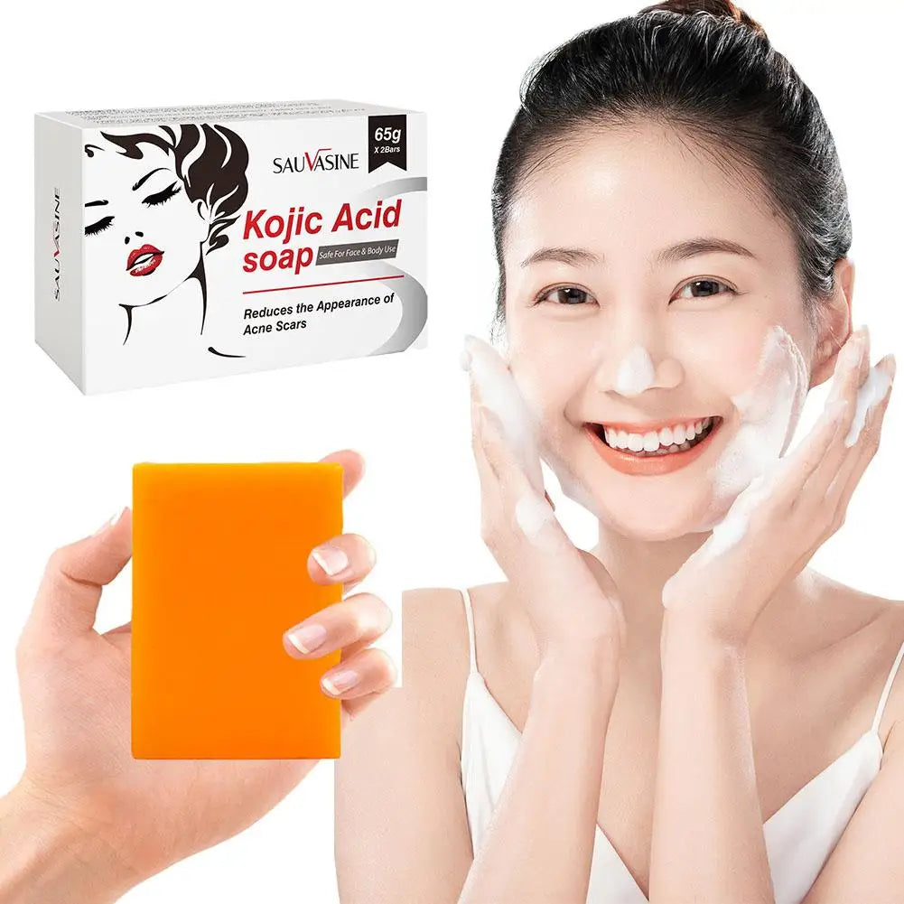 Kojic Acid Soap Bar – Skin Brightening, Dark Spot Remover, Oil Control & Acne Cleansing Soap | 1 or 2 Pack Peaceful Pleasures Health and Wellness