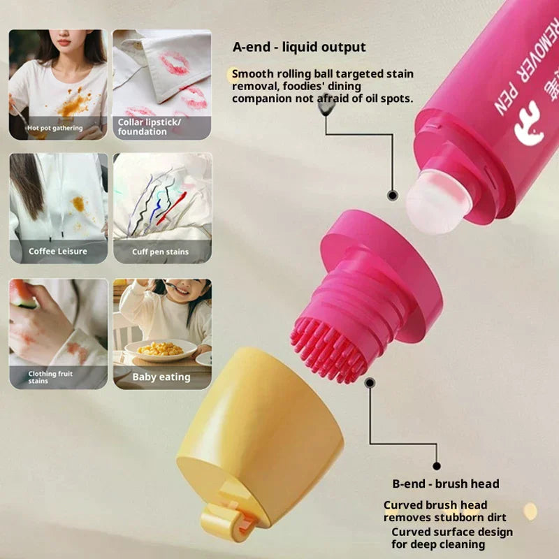 Instant Stain Remover Pen 25ml – Travel Clothes Cleaner