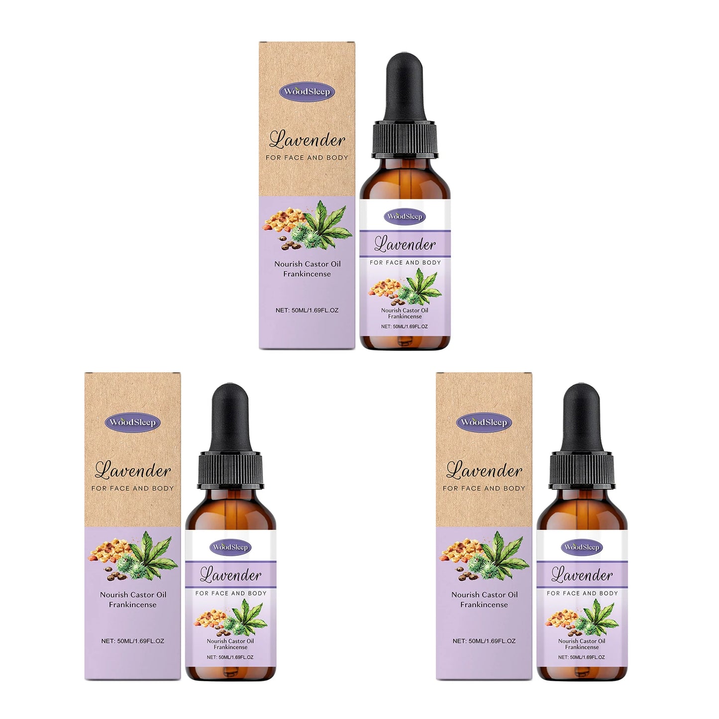 Lavender Nourishing Body Oil Relaxing Brightening Repairing Smoothing Stress Fatigue Relief Calming Softening Soothing Body Oil Peaceful Pleasures Health and Wellness 150ml boxed
