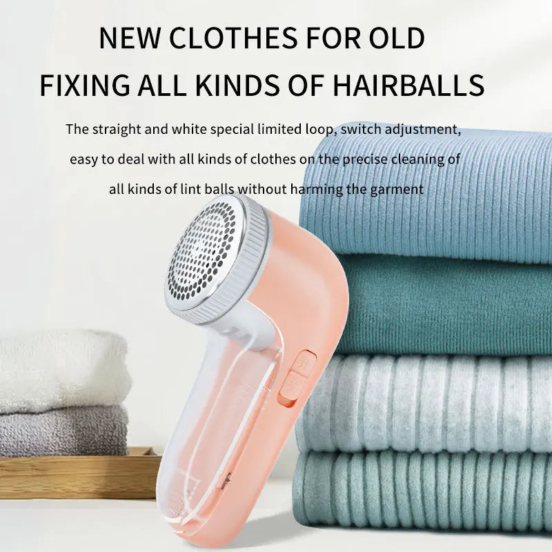 Electric Fabric Shaver & Lint Remover – USB, 2 Heads