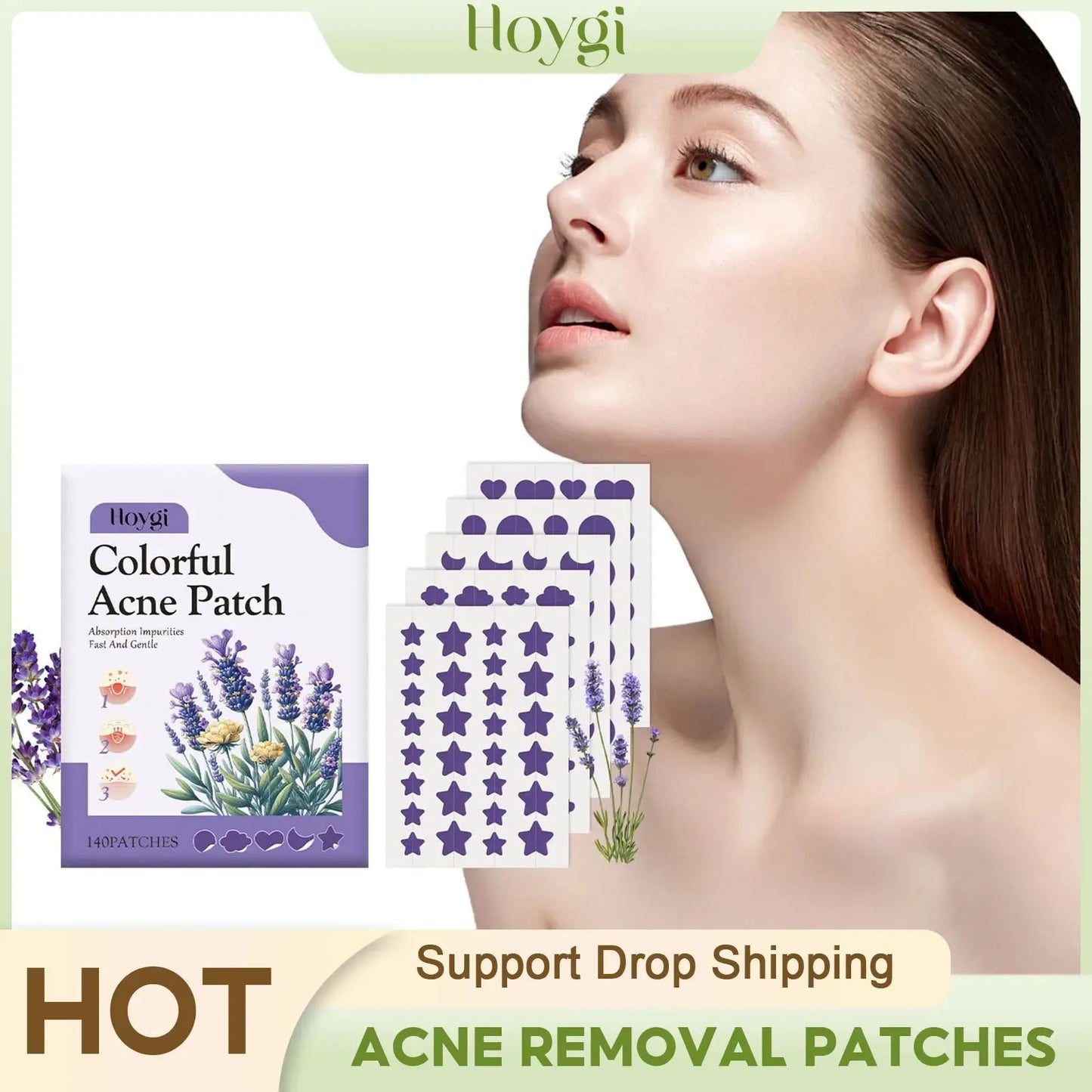 Acne Treatment Patch Absorbing Acne Cover Blemish Anti Infection Waterproof Spot Marks Concealer Colorful Pimple Removal Sticker Peaceful Pleasures Health and Wellness