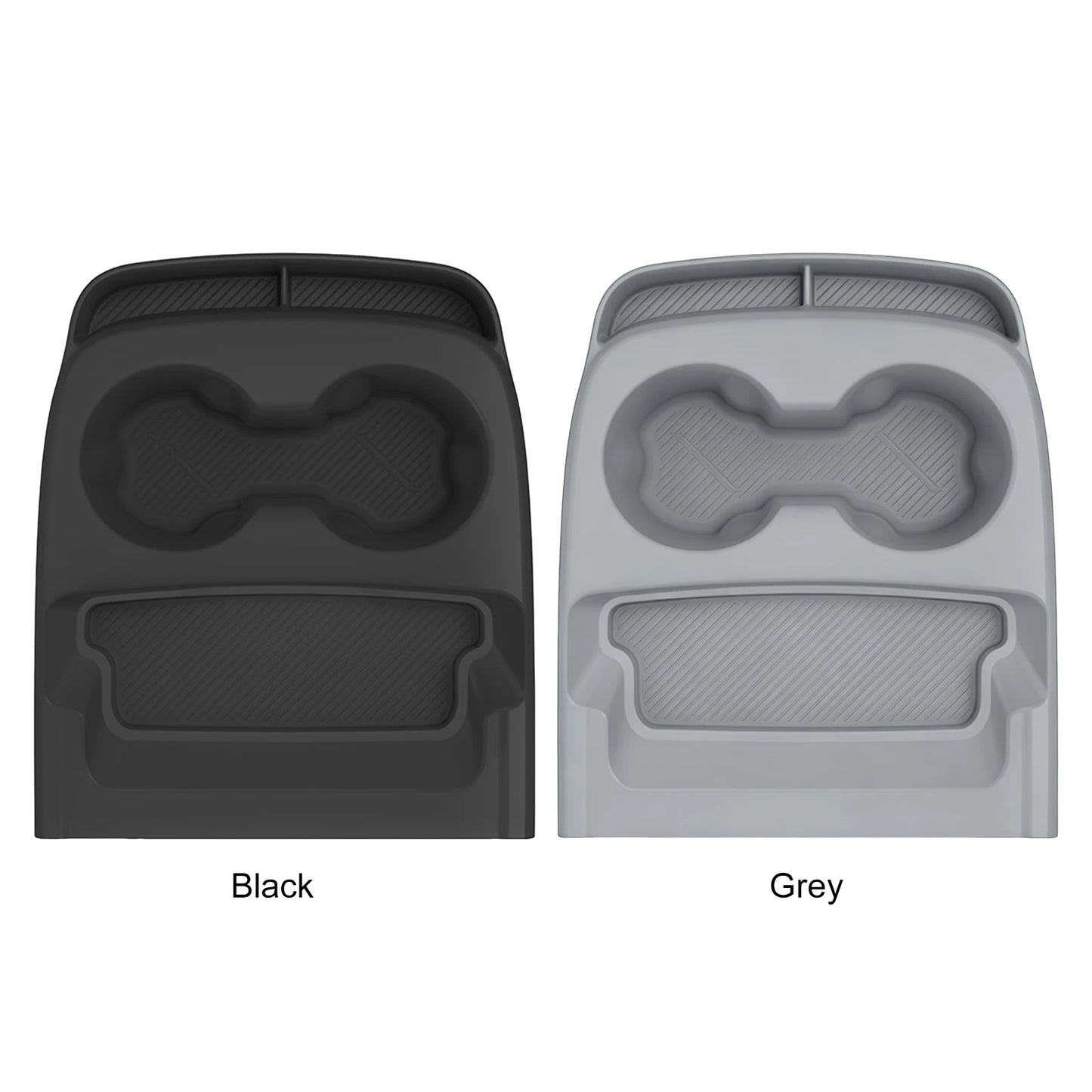 For Tesla Model Y Standard 2025 Center Console Silicone Cup Holder Kit Anti-Scratch Storage Box Car Interior Accessories Peaceful Pleasures Health and Wellness