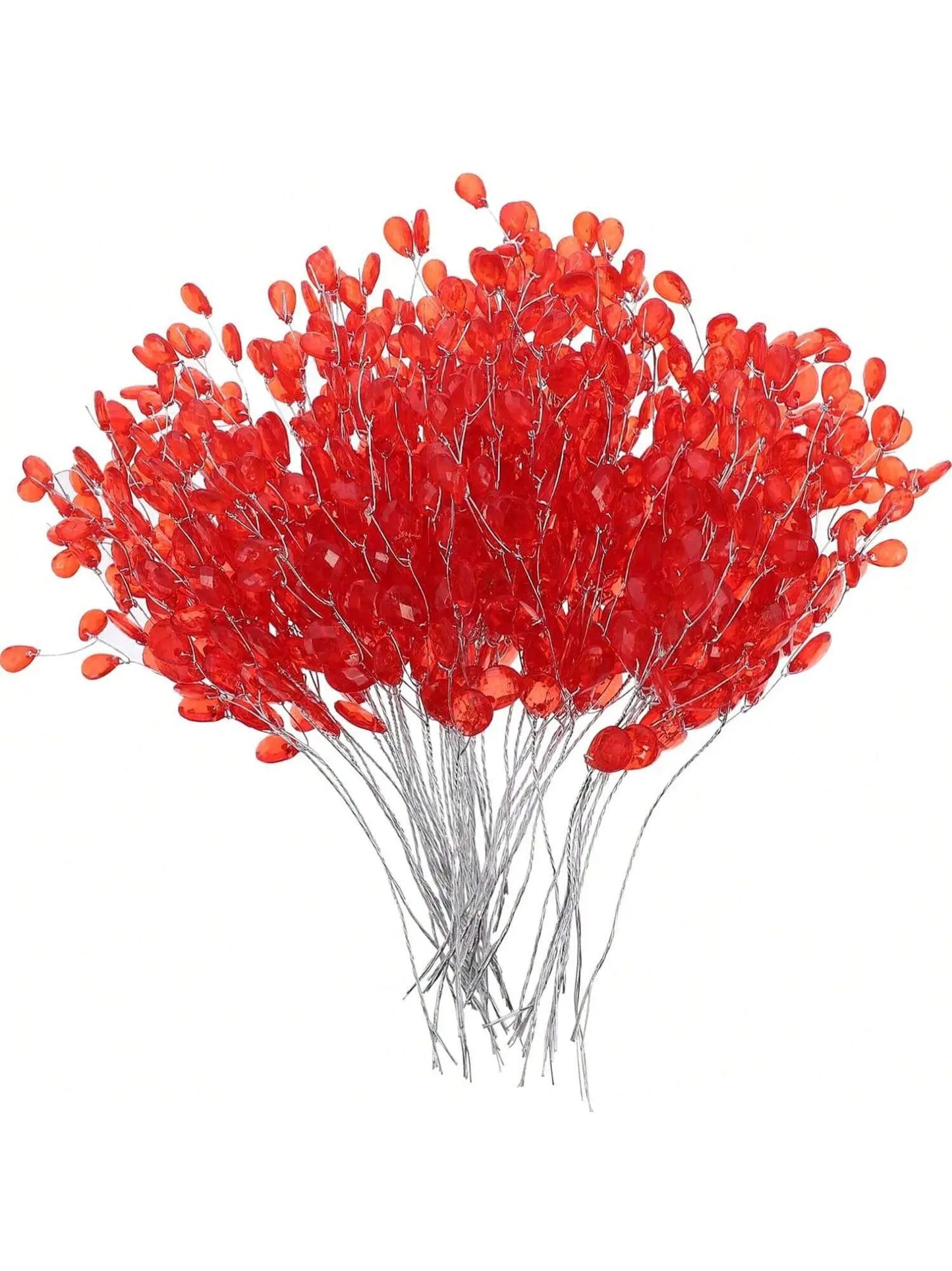 Crystal Acrylic Water Droplet Artificial Flowers – Wedding & DIY Décor