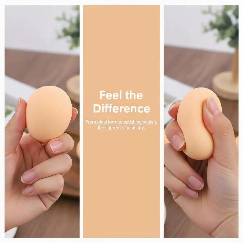 Soft Fake Egg Squeeze Toy | Stress Relief Sensory Fidget