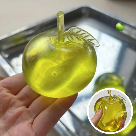 Squishy Green Apple Fidget Toy – Soft Slow Rebound Squeeze TPR Squishy Fidget Toy Oasis Select