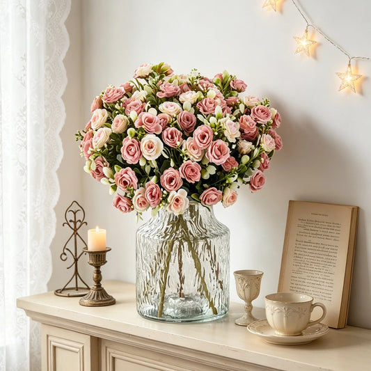 Artificial Silk Rose Bouquet – Wedding, Home & Garden Decor Artificial Silk Roses Peaceful Pleasures Health and Wellness