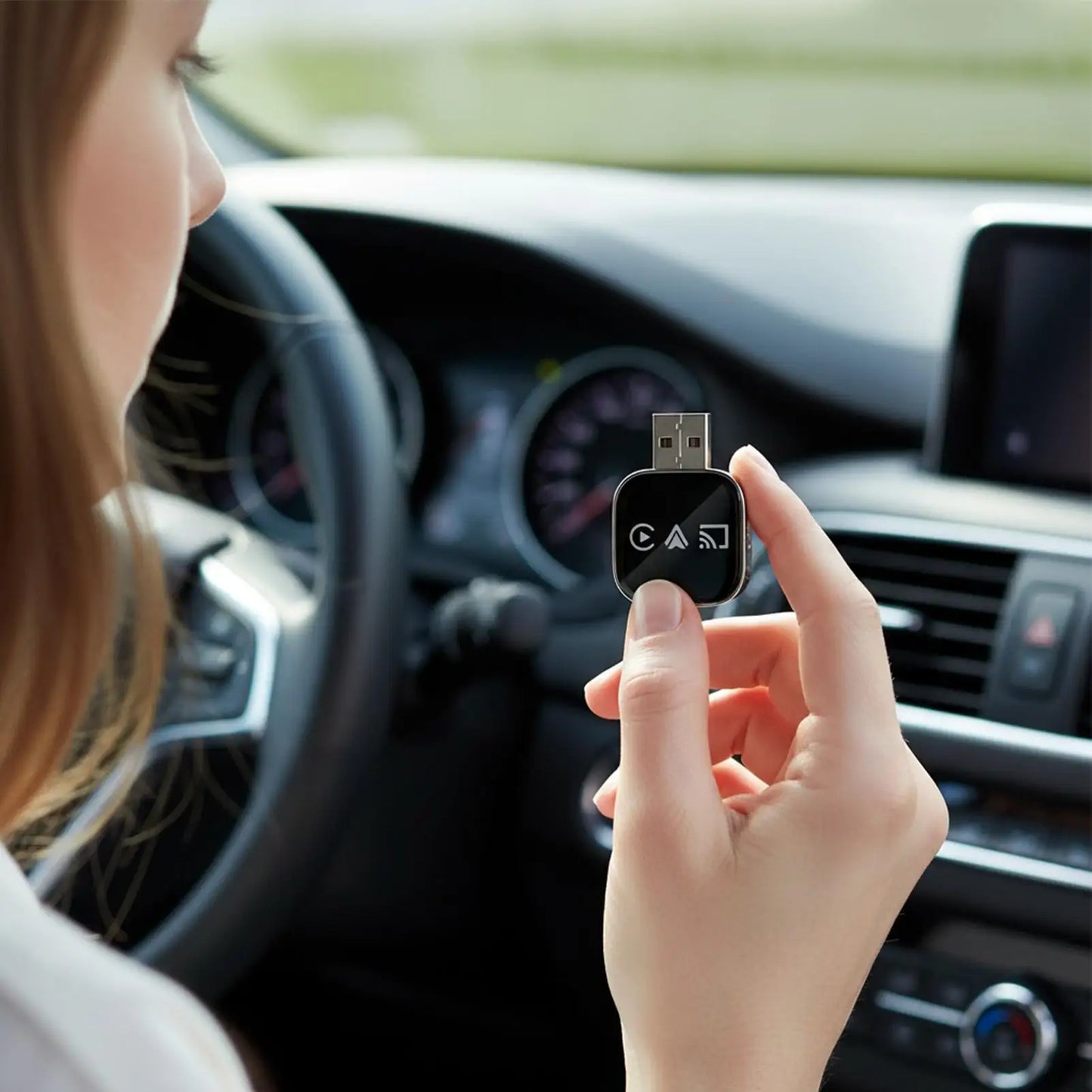 Wireless Car Display Adapter | Phone to Car Screen Mirroring