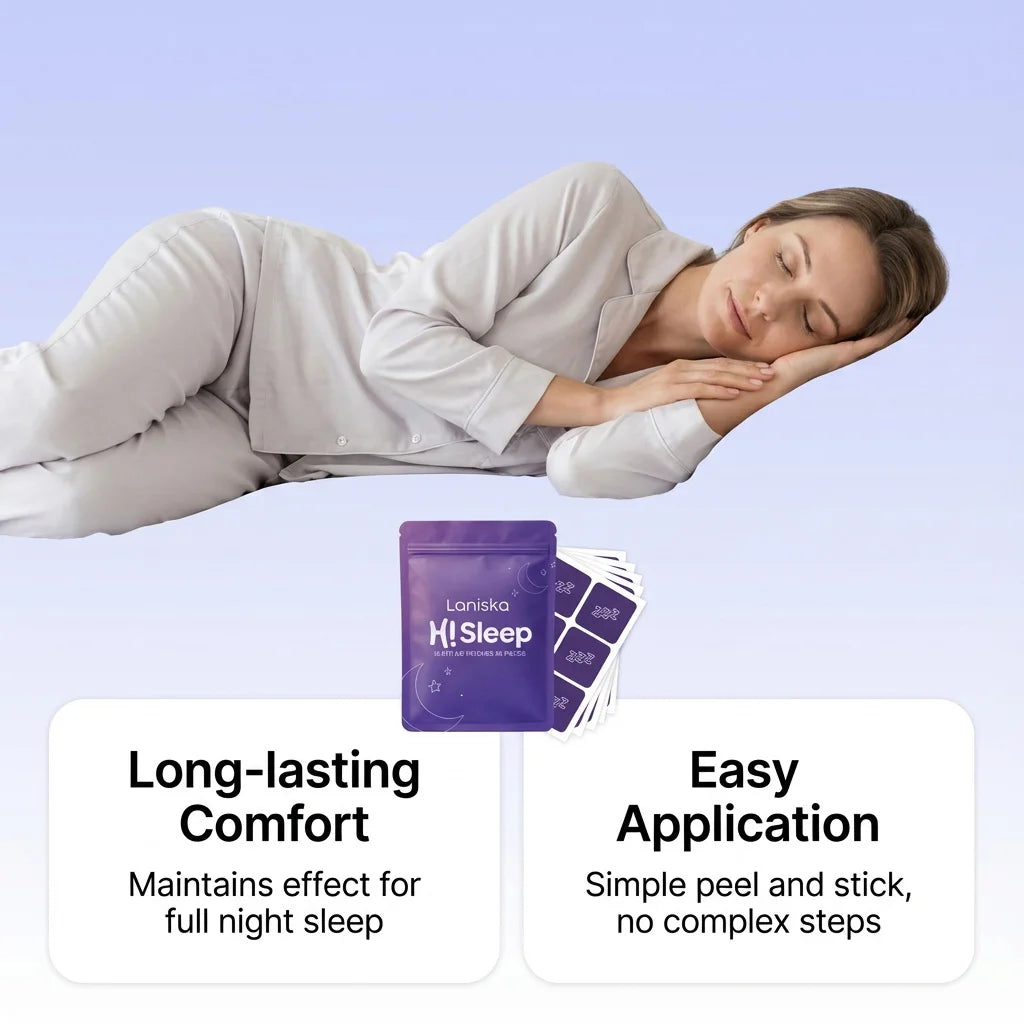 Sleep Aid Patches Relieving Stress Anxiety Headache Neurasthenia Relaxing Fall Asleep Quickly Soothing Improve Insomnia Patches Peaceful Pleasures Health and Wellness