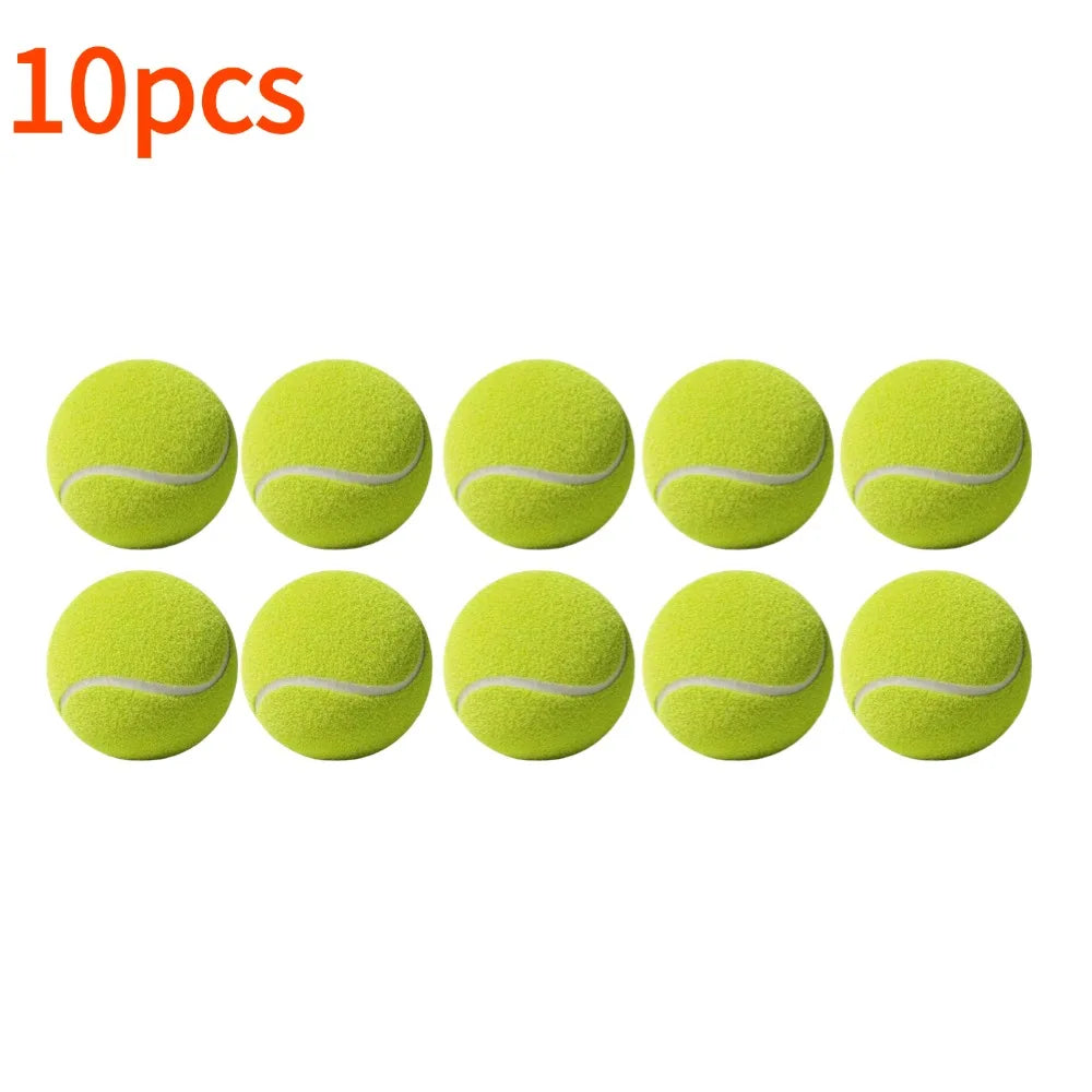 High Elasticity Training Tennis Ball for Exercises Peaceful Pleasures Health and Wellness 10pcs