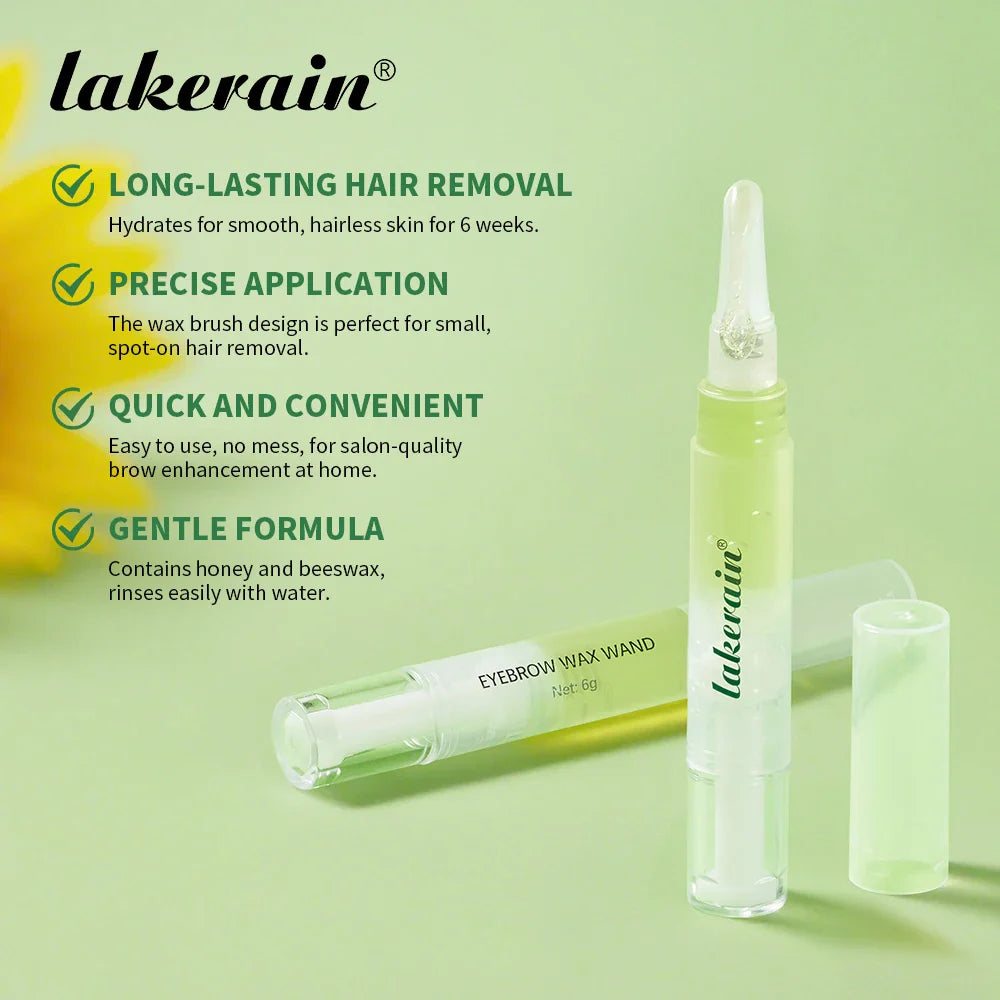 Lakerain Eyebrow Wax Wand Set – DIY Salon Hair Removal Kit