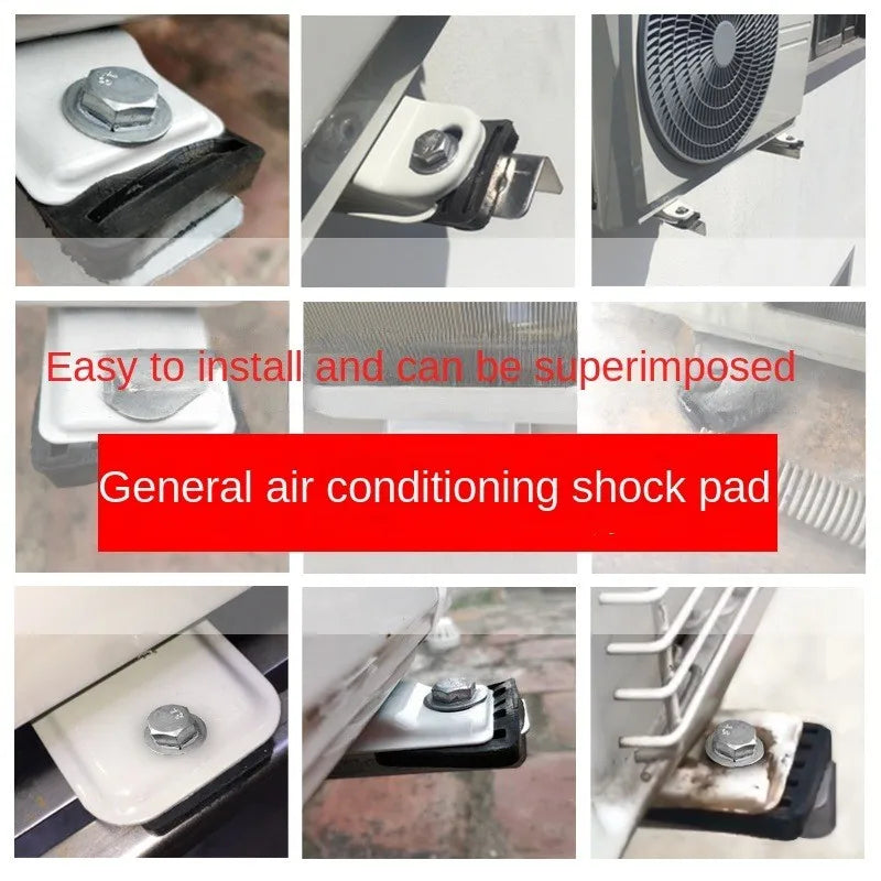 4-Pack Anti-Vibration Rubber Pads for AC Outdoor Units